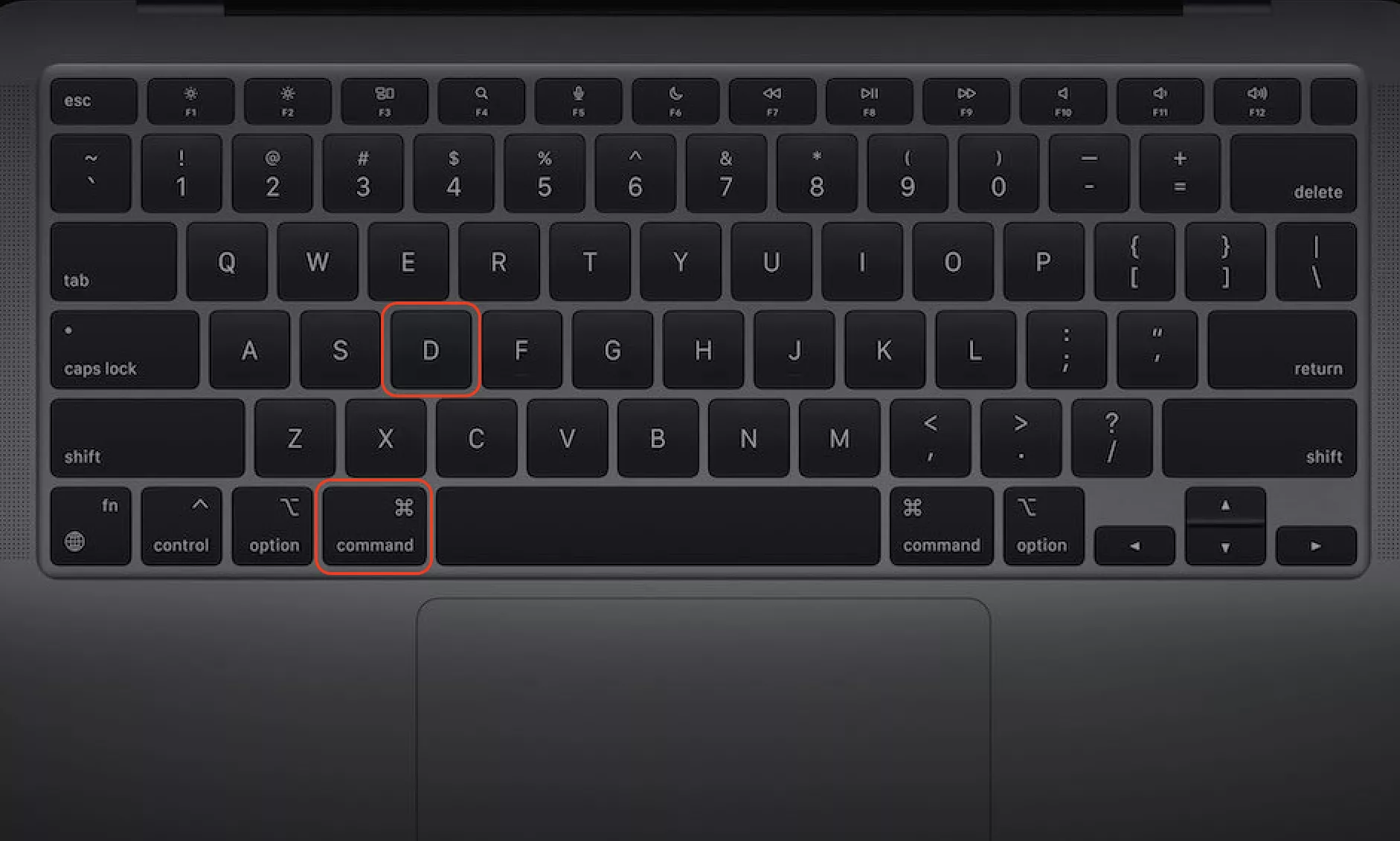 Som et alternativ for å kjøre Apple-diagnostikk på en Intel-Mac, trykk og hold Alt og D-tasten inne.