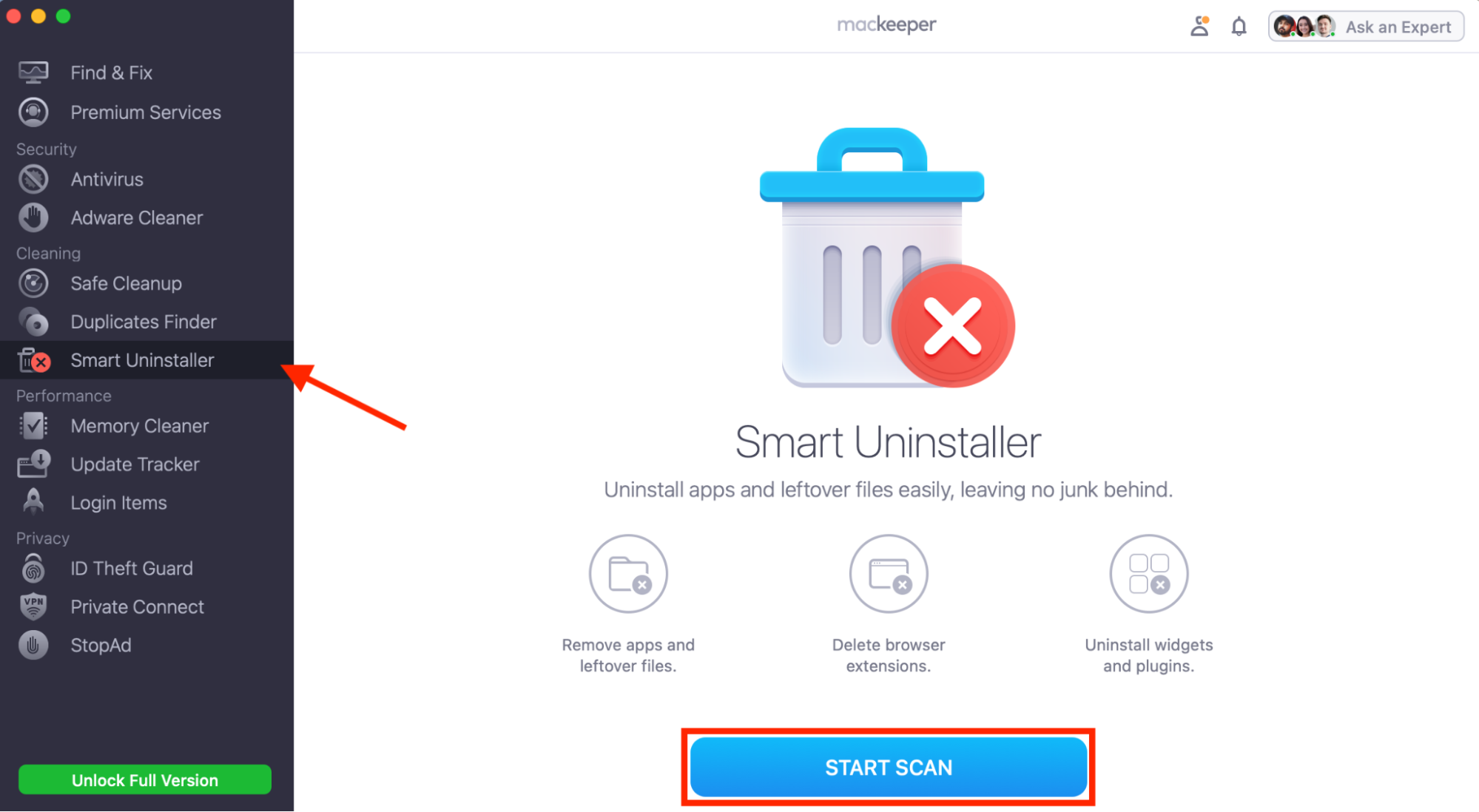 The Smart Uninstaller in MacKeeper on Mac. You can use this to uninstall unwanted software and older versions of Python before you install Python on Mac.