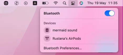 Another effective method to solve your Bluetooth isn’t working on Mac issue is to restart Bluetooth settings by toggling the button off and back