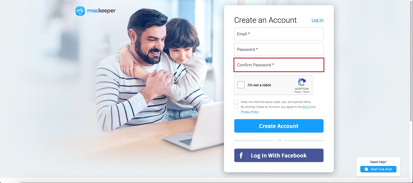 password confirmation password confirmation