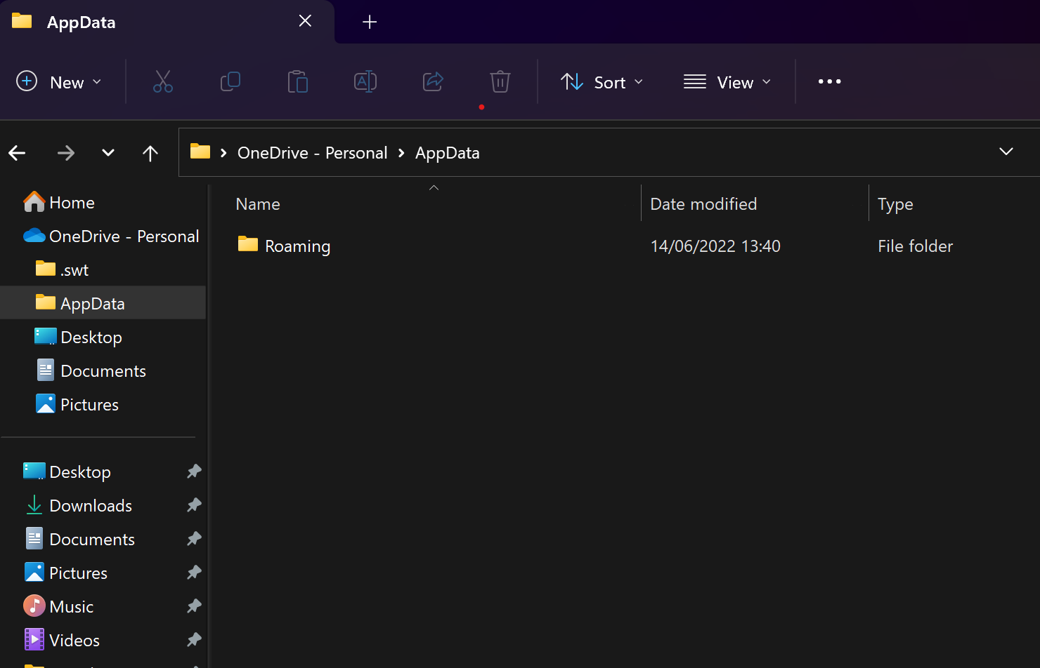 The Windows sidebar shows folders as collapsible menu items. When you expand them, it can get confusing and difficult to navigate.