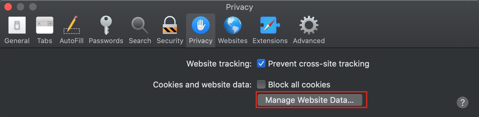 Safari Preferences User Interface Safari Preferences User Interface