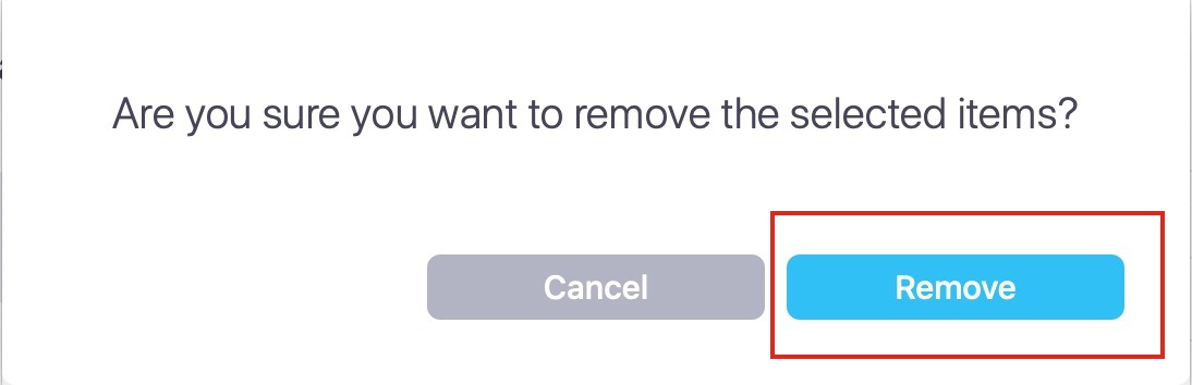 An opened pop-up in Smart Uninstaller feature where you need to confirm the removal of applications using MacKeeper. An opened pop-up in Smart Uninstaller feature where you need to confirm the removal of applications using MacKeeper.