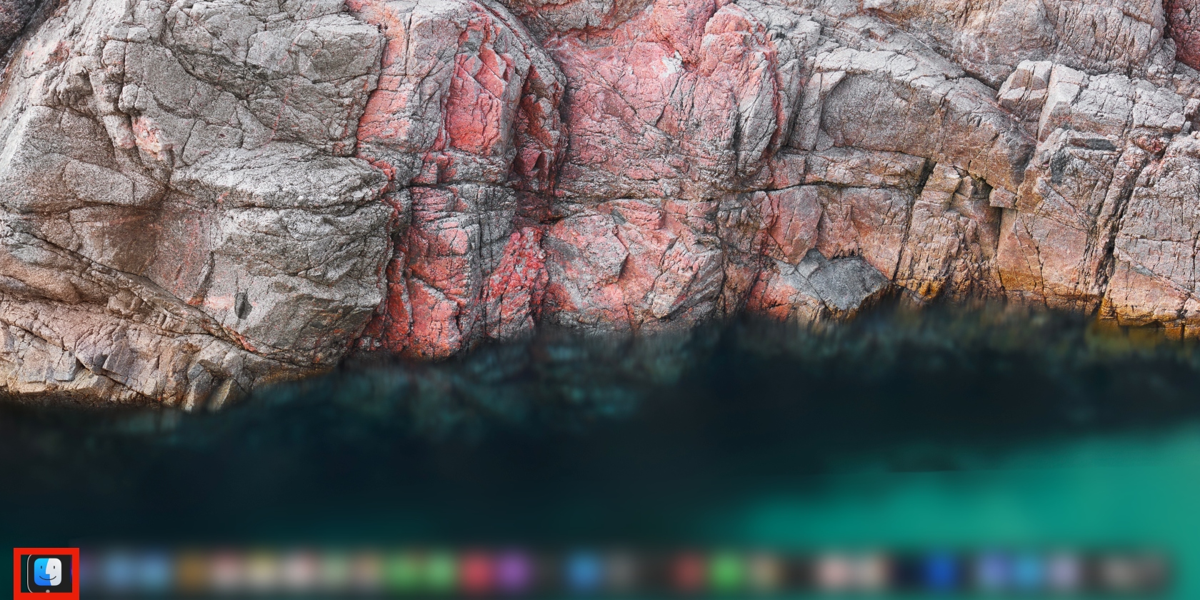 The Finder icon appears in the Dock on a Mac. Select it to start deleting Roblox digital remains from your Mac’s system.