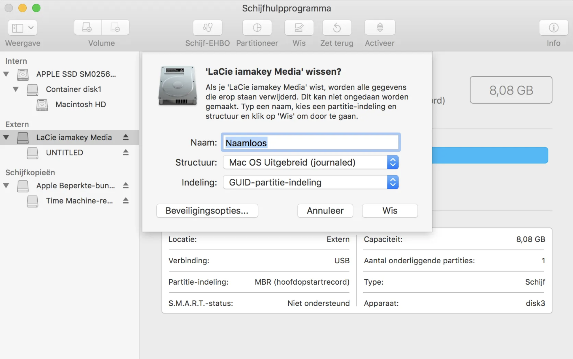 Maak meer ruimte op je Mac vrij door een USB-station aan te sluiten en het apparaat te wissen. Geef het daarna een nieuwe naam en formatteer het station opnieuw om het met je Mac te kunnen gebruiken.