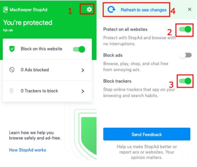 Block only trackers Block only trackers