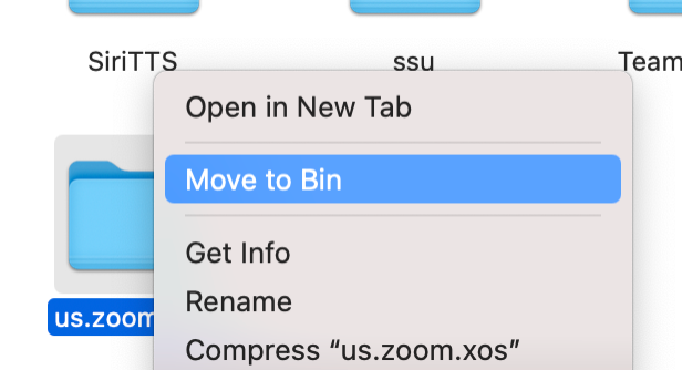 To fix the application zoom.us is not open anymore error on your MacBook, delete any Zoom files in the Caches, Containers, and Preferences folders.