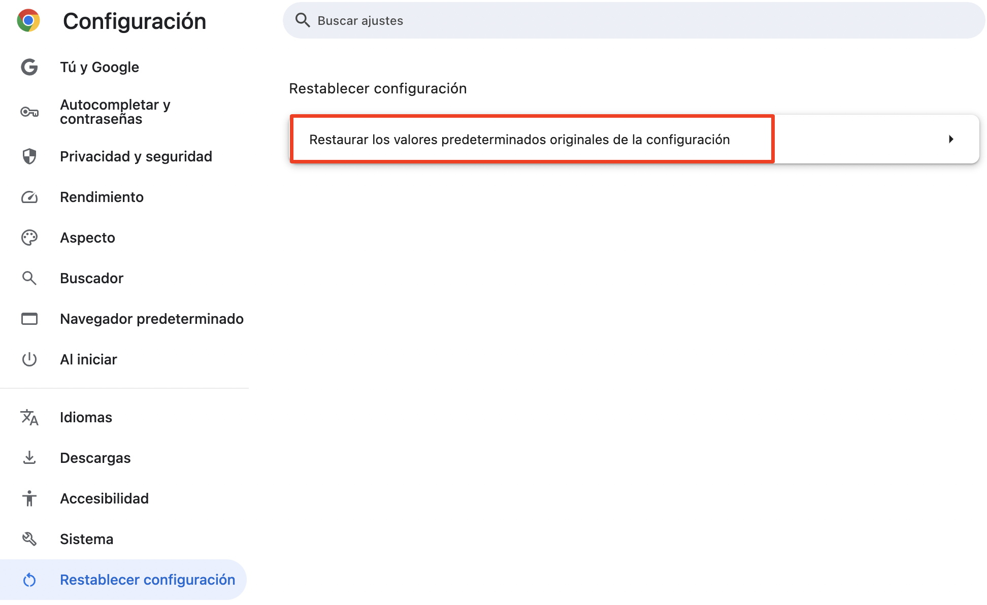 Pantalla de restablecimiento de la configuración de Google Chrome para Mac. Cómo arreglar servicio de cuentas quiere usar el llavero de inicio de sesión en los navegadores.
