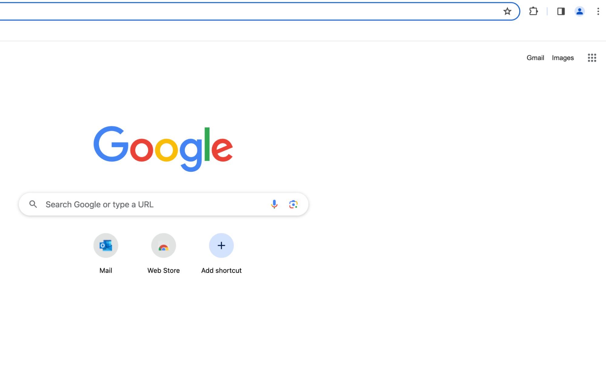 The first step to clear cache in Chrome on Mac shows three dots in the upper right corner containing the Settings option in the Chrome browser window. The first step to clear cache in Chrome on Mac shows three dots in the upper right corner containing the Settings option in the Chrome browser window.