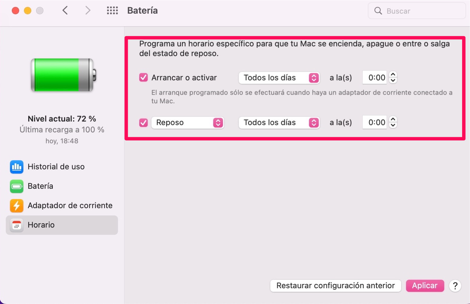 Batería Batería