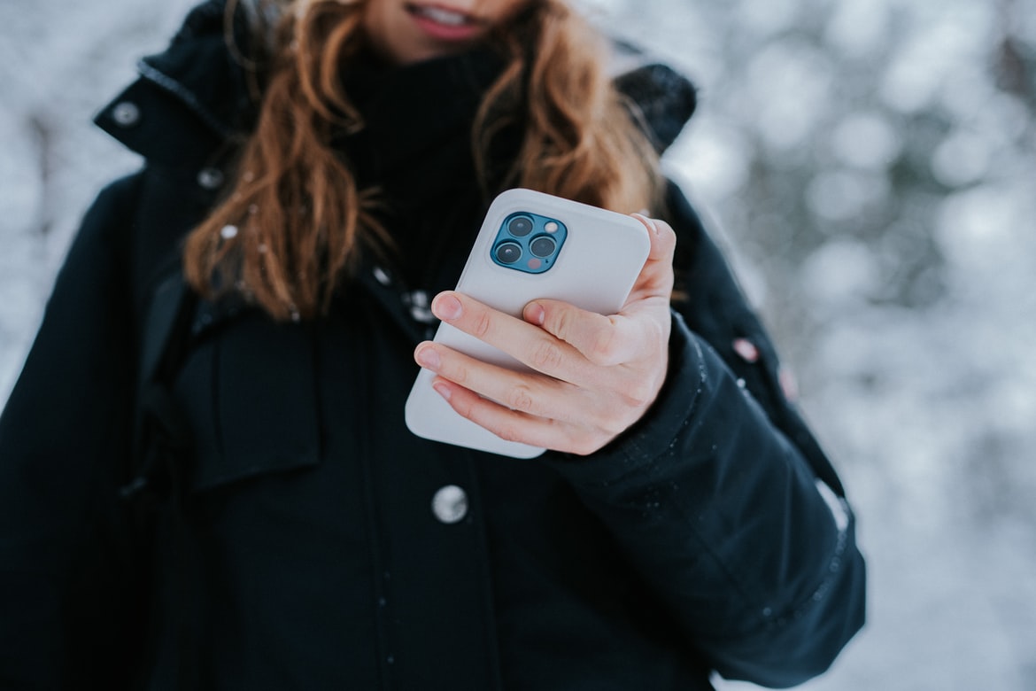 girl with an iphone girl with an iphone