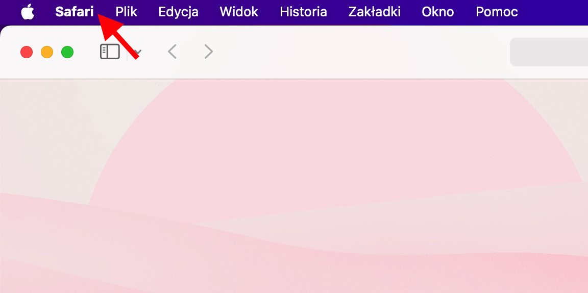 Aby sprawdzić wersję Safari na Macu, zacznij od otwarcia przeglądarki Safari i kliknięcia Safari na pasku menu.