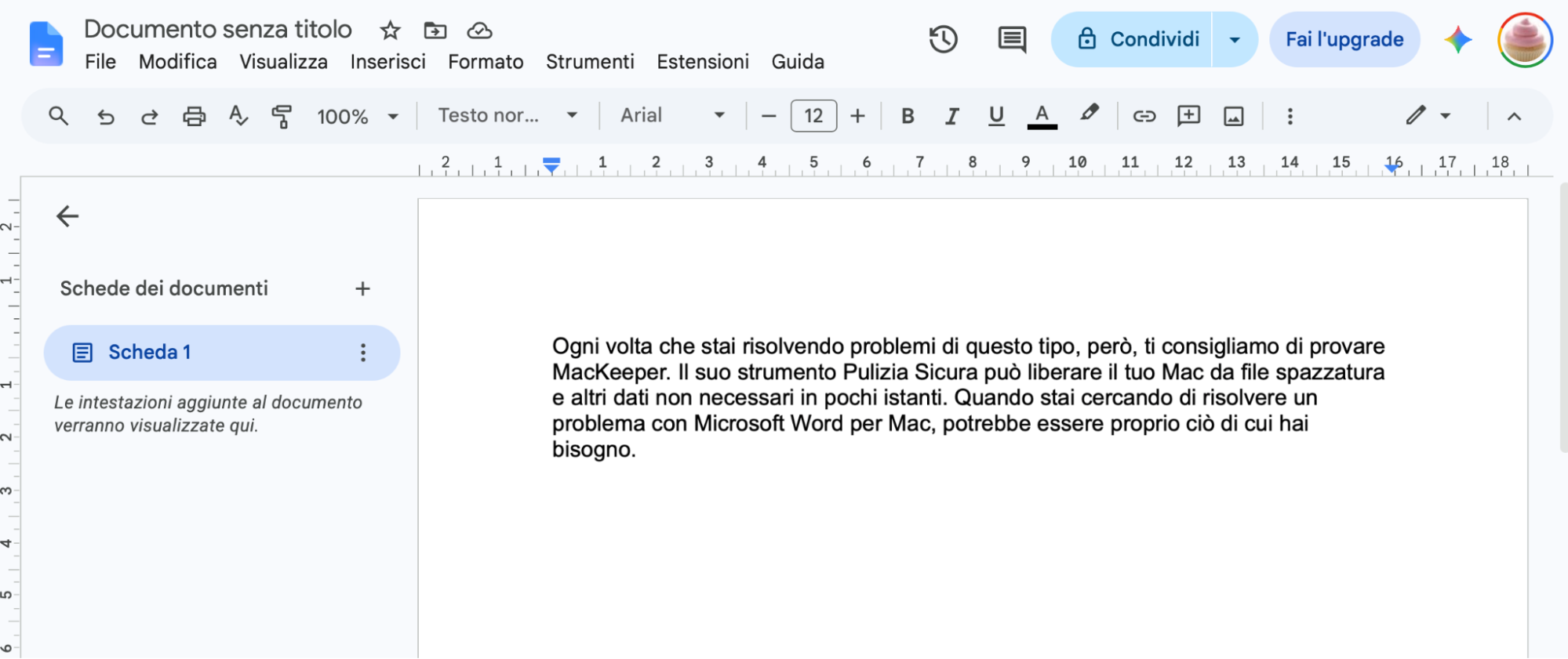 Google Docs è gratuito e basato sul cloud. Ciò significa che puoi accedere ai tuoi file da qualsiasi luogo, su praticamente qualsiasi dispositivo con un browser.