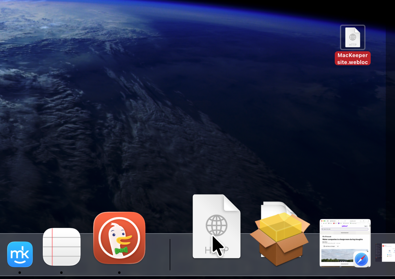 As well as opening your webloc files from your desktop and Finder, you can add them to your Dock, then launch them from there. Simply drag and drop your webloc file to the far-right section of your Dock.