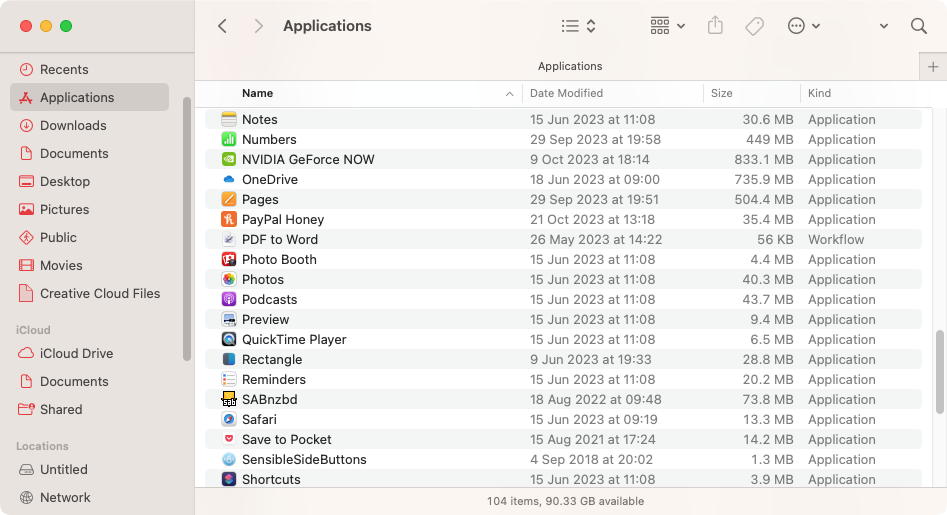 Check your Applications folder for apps that seem suspicious or that you don't remember installing. They could harbour viruses. Check your Applications folder for apps that seem suspicious or that you don't remember installing. They could harbour viruses.