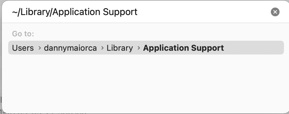 In Finder, navigate to Go > Go to Folder. Then, type ~/Library/Application Support to access your support folders. Only delete these for apps you don't use. In Finder, navigate to Go > Go to Folder. Then, type ~/Library/Application Support to access your support folders. Only delete these for apps you don't use.