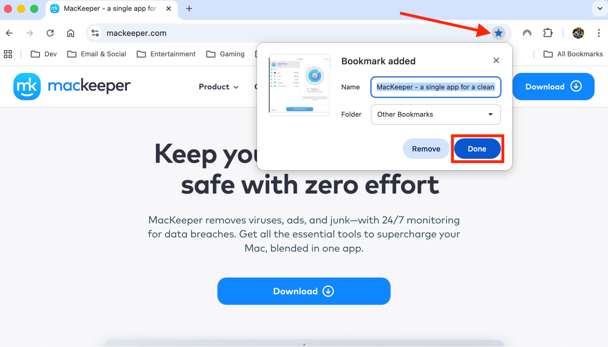 The Bookmarks feature inside Google Chrome on Mac. This is how to favorite a website on Mac if you prefer to use Google's Chrome browser.