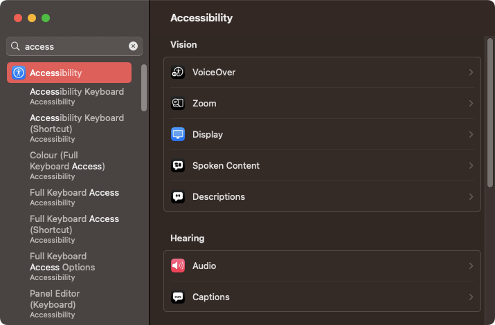 With a Mac, users with disabilities can use features like magnification, text-to-voice, voice-to-text, high-contrast displays and more.