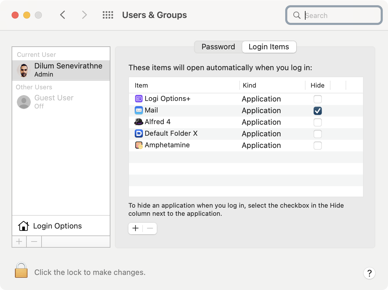 With Login Items you can add or delete apps that launch when you turn on your Mac. With Login Items you can add or delete apps that launch when you turn on your Mac.