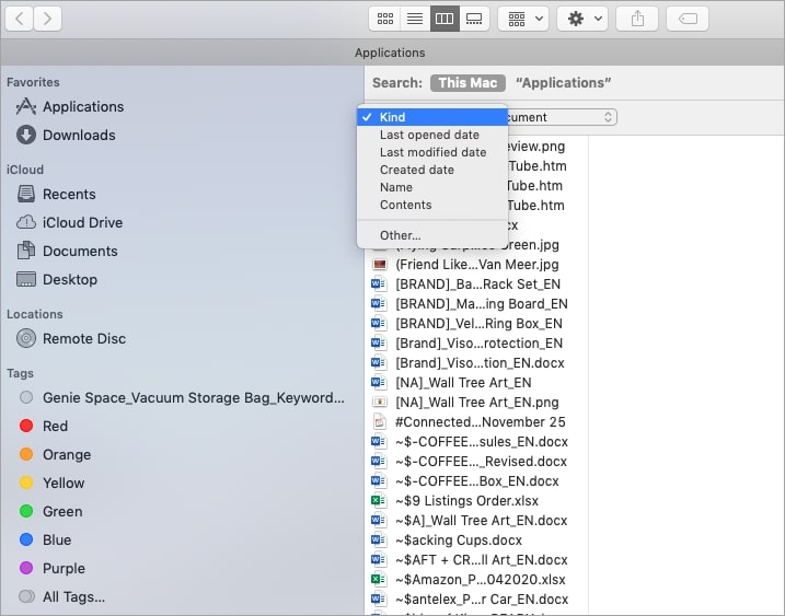 clean up files on macbook