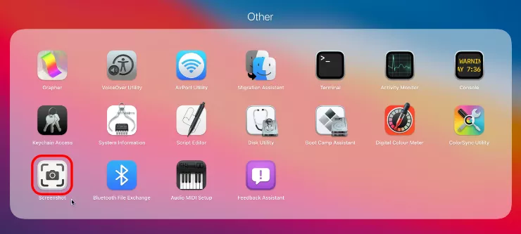 launchpad other folder