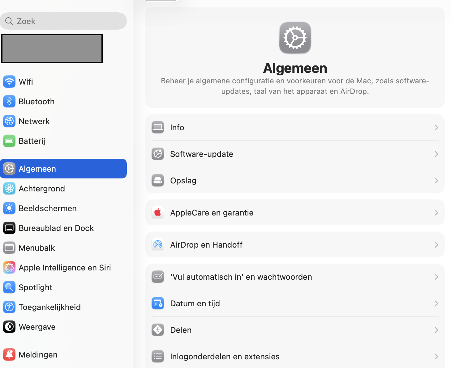 Je kunt eenvoudig controleren op verouderde macOS-software door de Systeeminstellingen te openen en op ‘Algemeen’ te klikken om het tabblad ‘Software-update’ te vinden.