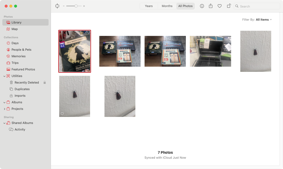 When your Android device has finished uploaded your photos to iCloud, you'll be able to view them on your Mac, using the Apple Photos app.
