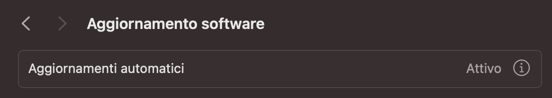 Imposta il tuo Mac per aggiornarsi automaticamente e assicurati che il dispositivo funzioni sempre in modo efficiente. Inizia andando su Impostazioni di sistema > Generali > Aggiornamento software e toccando Aggiornamenti disponibili.