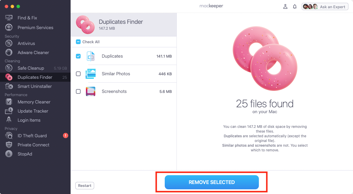MacKeeper remove duplicates MacKeeper remove duplicates