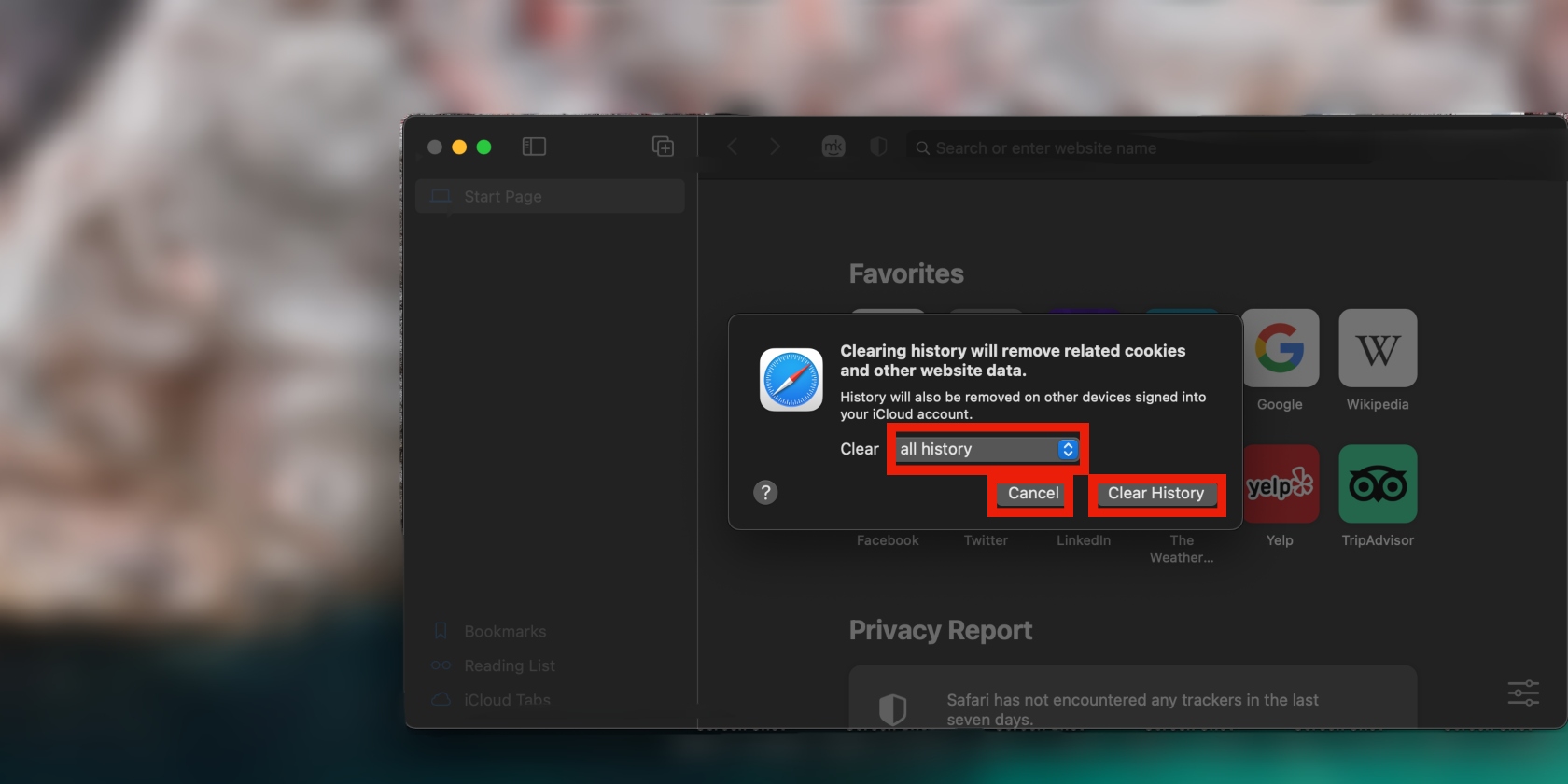 How to clear history in Safari by opening the Clear History option from the Safari menu bar and selecting Clear History to finish removal. How to clear history in Safari by opening the Clear History option from the Safari menu bar and selecting Clear History to finish removal.