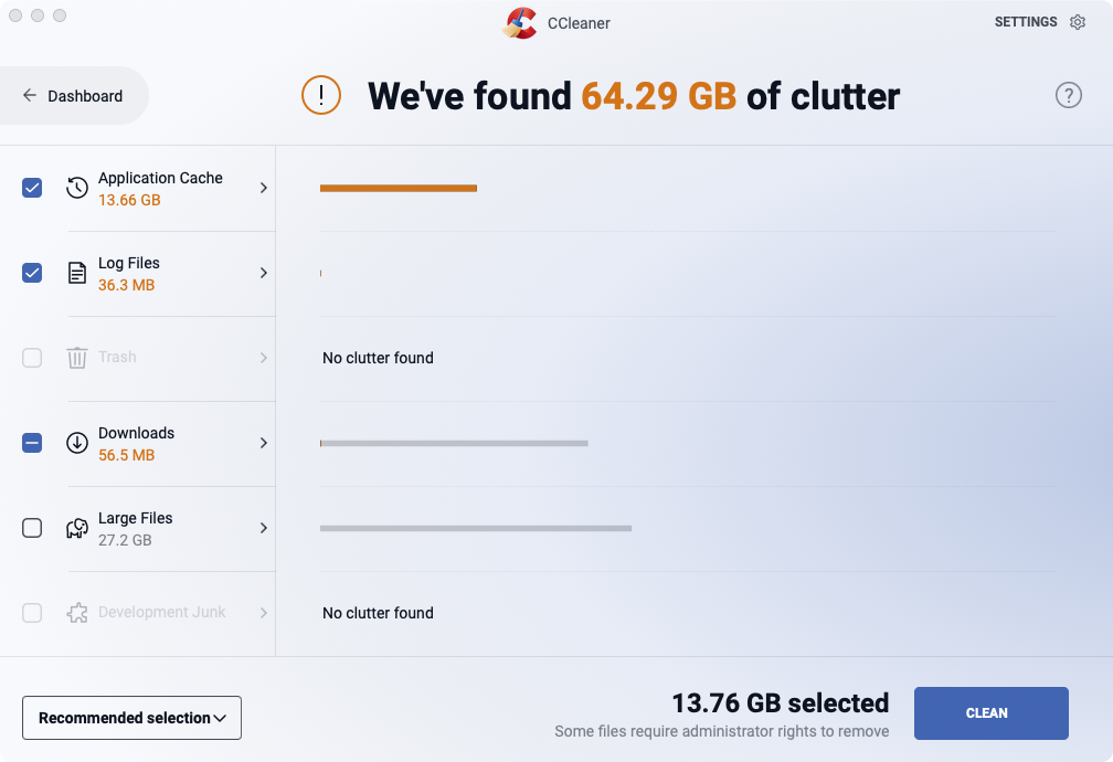CCleaner is another tool that can add up to your Mac clearing out and ridding of the unnecessary files. Find the cleaning report from the app CCleaner is another tool that can add up to your Mac clearing out and ridding of the unnecessary files. Find the cleaning report from the app