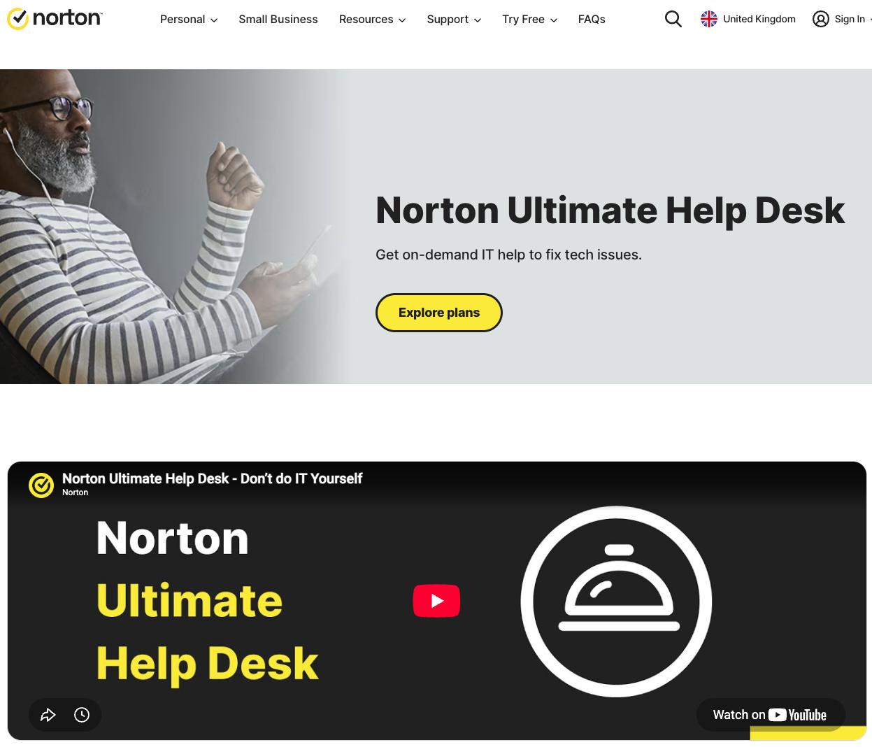 Norton has a premium support feature called Norton Ultimate Help Desk. You can call on them for technical support whenever you need it.