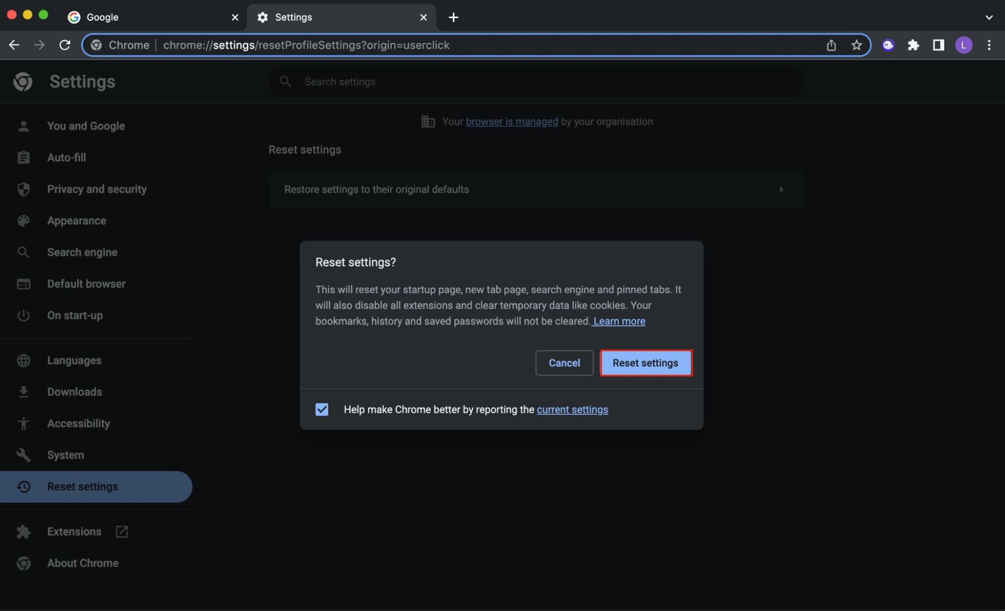 Google Chrome User Interface Google Chrome User Interface