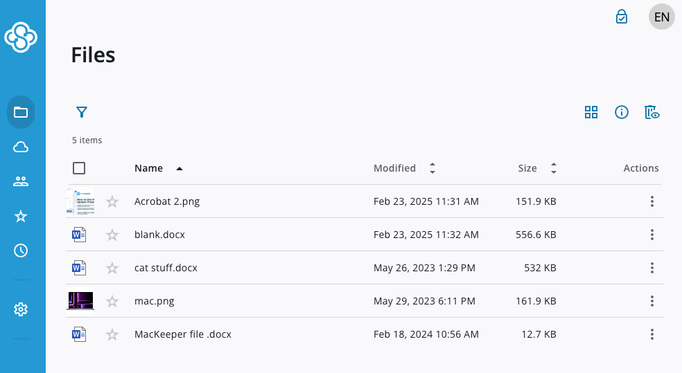 Sync.com is one of several cloud storage services that offer zero-knowledge encryption, meaning no one but you can read your data.