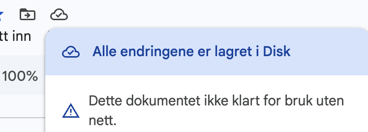 Hvis du arbeider i filer på nettet, som de i Google Suite, bør du sjekke at funksjonen for automatisk lagring er aktivert for å sikre at alt arbeidet ditt sikkerhetskopieres og lagres før du oppdaterer macOS-versjonen din.