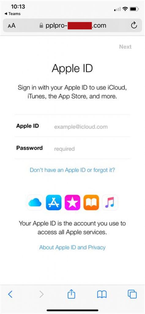 A fake iTunes text message from a scammer. A fake iTunes text message from a scammer.