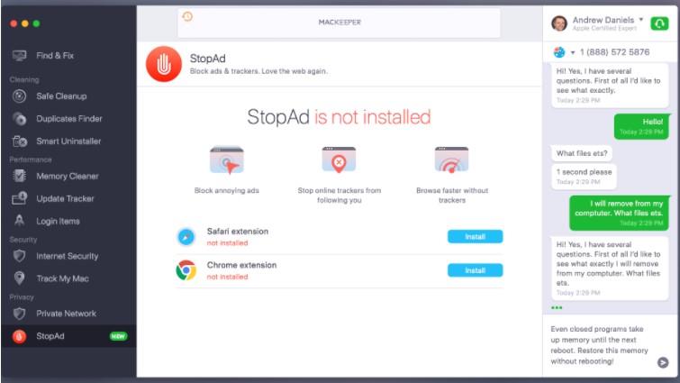 StopAd is not installed StopAd is not installed