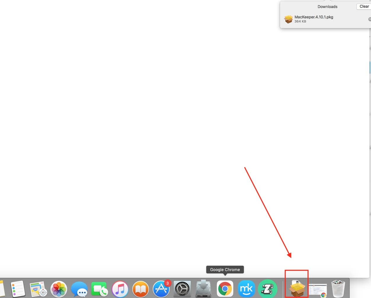 open installation file open installation file
