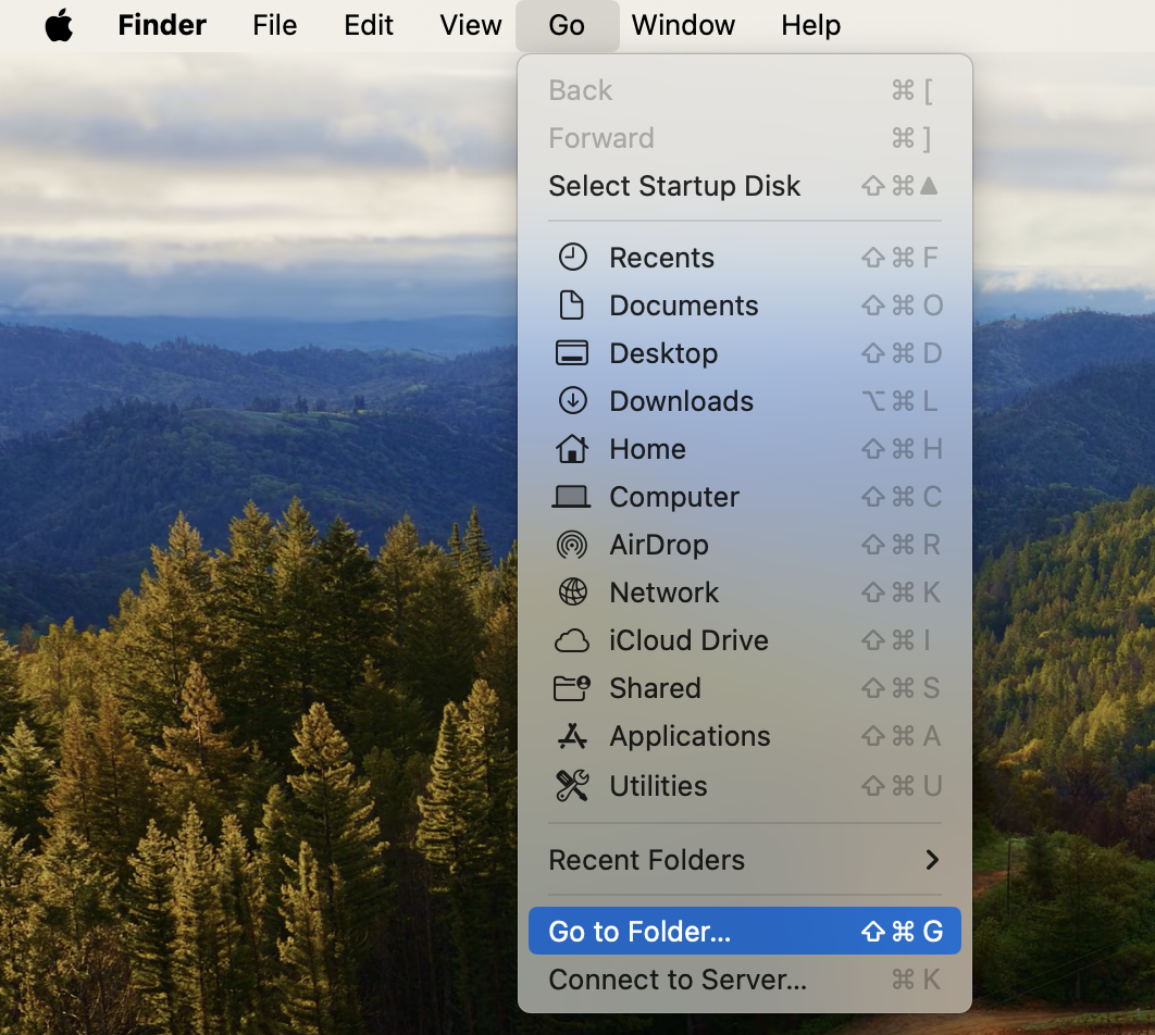 To find the Group Containers folder on Mac, open Finder on your computer and select the Go menu > Go to Folder.