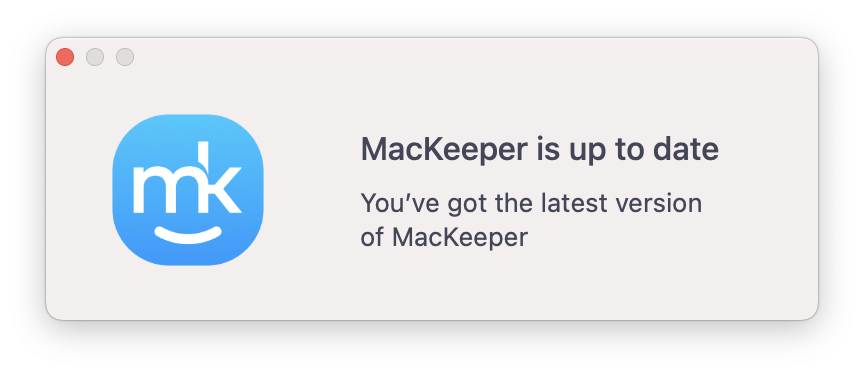 After relaunching your Mac, you'll get MacKeeper's confirmation on the accomplished update. Now, you see the  MacKeeper updates checker is opened on a Mac. Take advantage of the more varied check for updates to improve the app experience.
