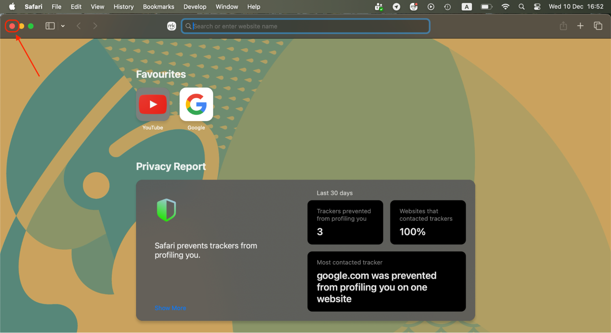 Restart Safari to refresh the browser session, clear temporary issues, and reduce unnecessary CPU or memory load on your Mac.