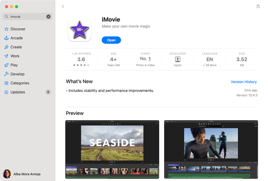 To reinstall the app, go to the Mac App Store or its official website and download the installer again.