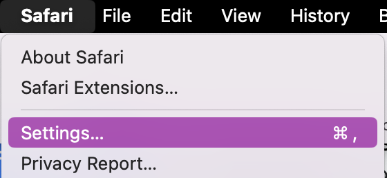 To change the default location of your downloads, you’ll first need to open Safari browser settings.