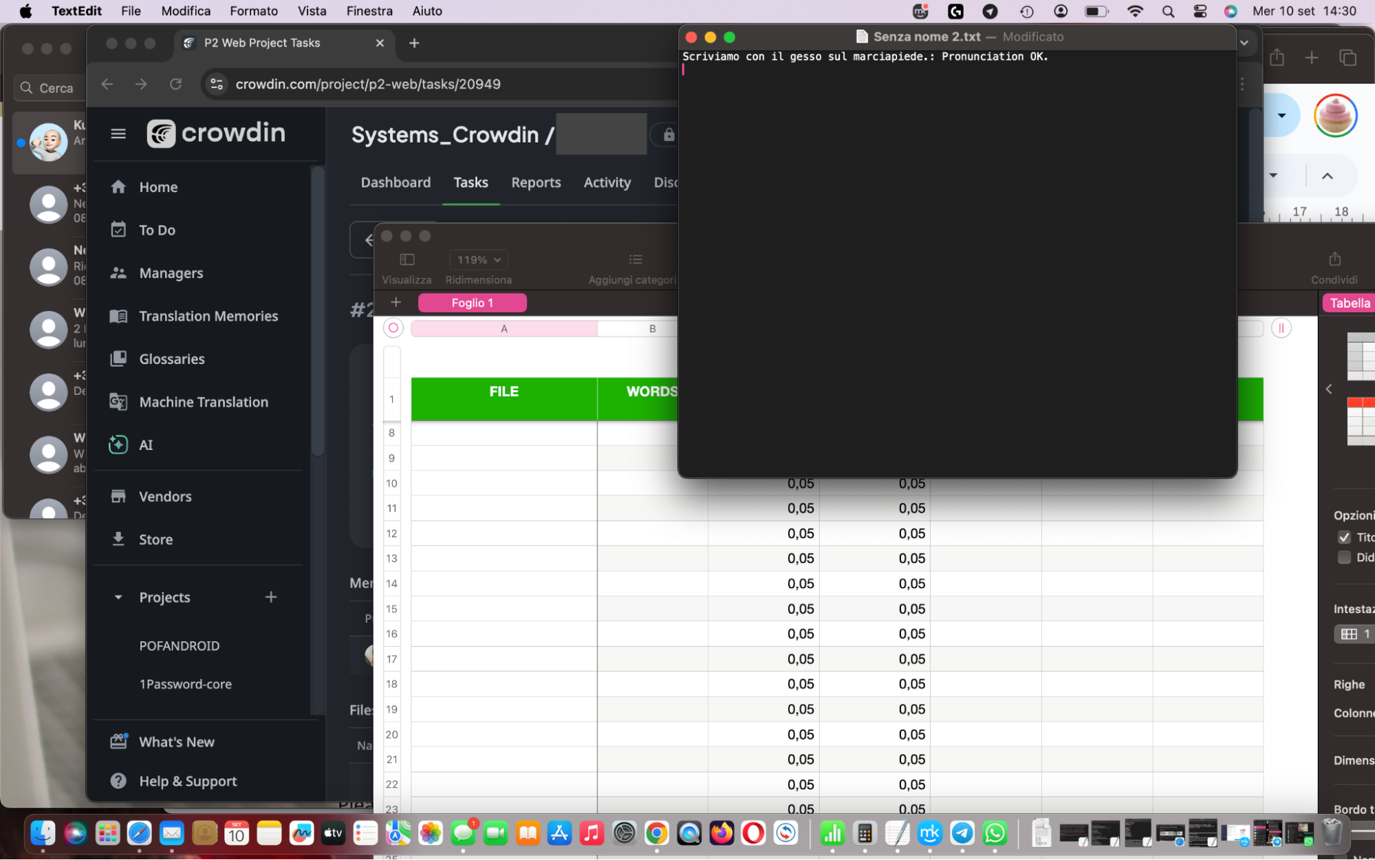 Avere molti programmi aperti contemporaneamente, come in questo caso, può facilmente rallentare il Mac. Anche troppe schede del browser aperte possono comprometterne le prestazioni.