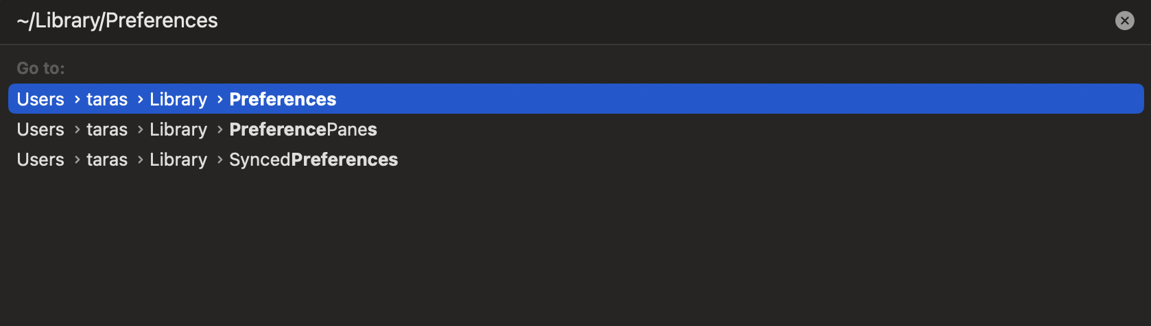 Open a Finder window, select the Go menu while holding Option, choose Library, and enter the Preferences folder to locate your system files. Find and delete every file beginning with com.apple.sidecar.