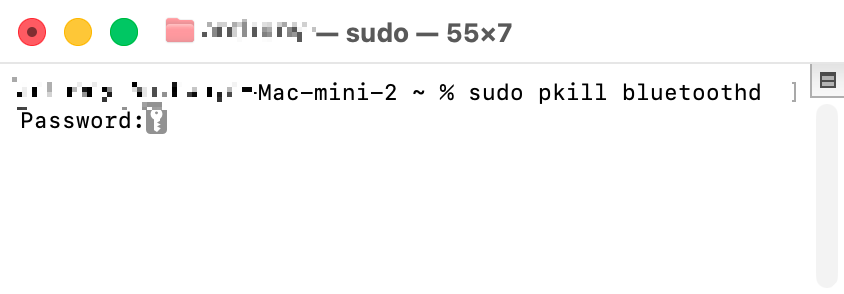 You can control pretty much every aspect of macOS Ventura with Terminal, if you know the right commands. To reset your Bluetooth, enter 'sudo pkill bluetoothd', then press Return. This will turn your Bluetooth off and back on again.