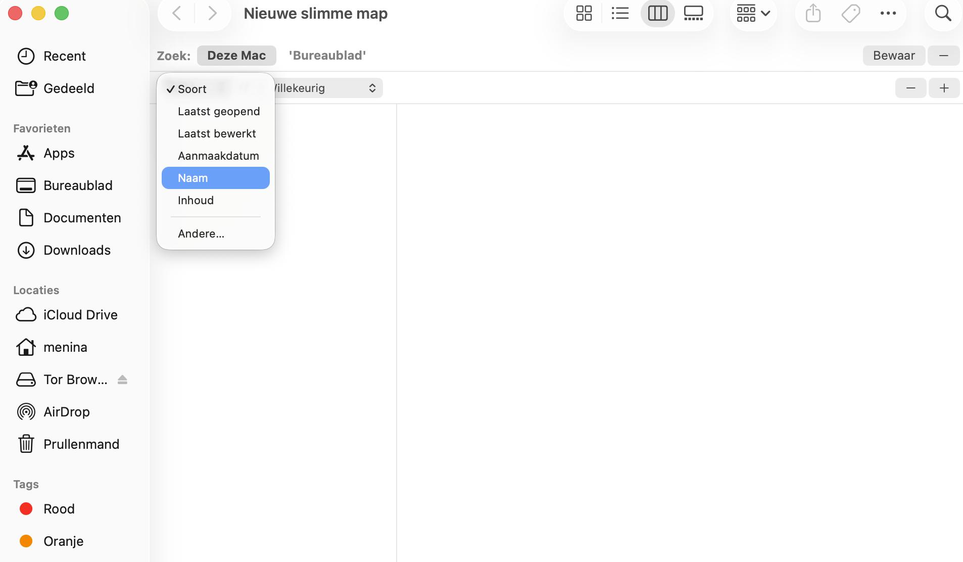 Om dubbele bestanden handmatig op je Mac te verwijderen, klik je op het (+)-symbool aan de rechterkant van het venster Nieuwe slimme map. Gebruik vervolgens de pijlen om je zoekopdracht te filteren op bestandstype en bestandssoort.