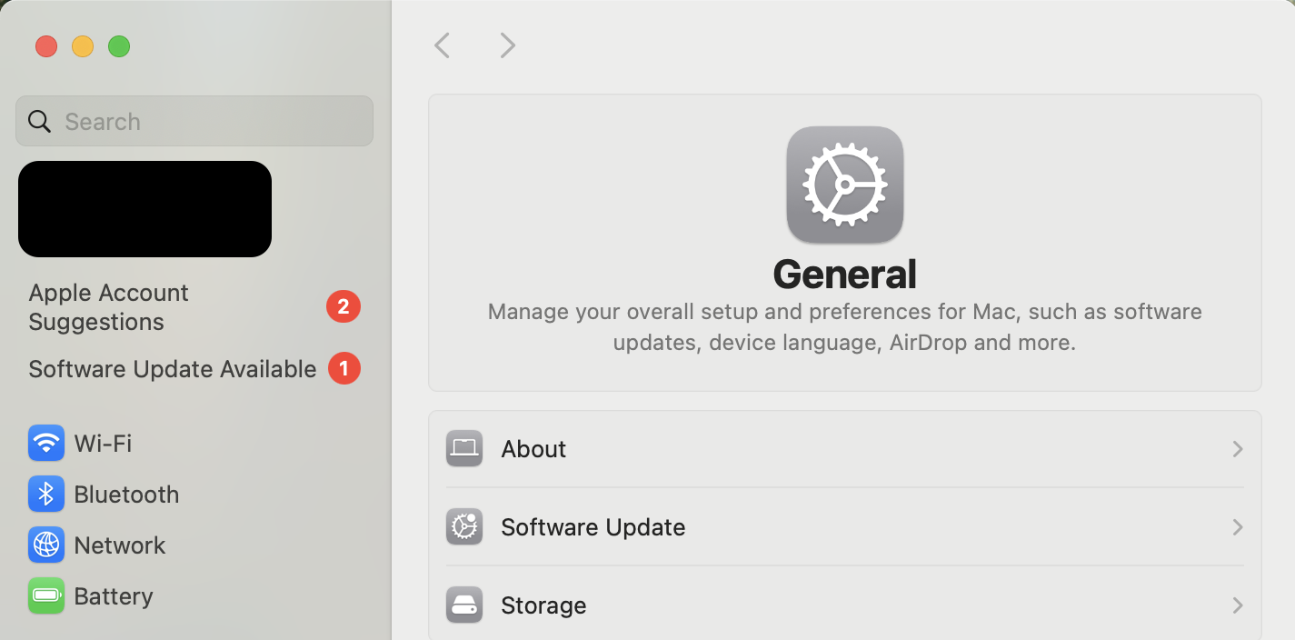 Go to the Apple menu and select System Settings to access your Mac’s main configuration panel for system-wide adjustments.