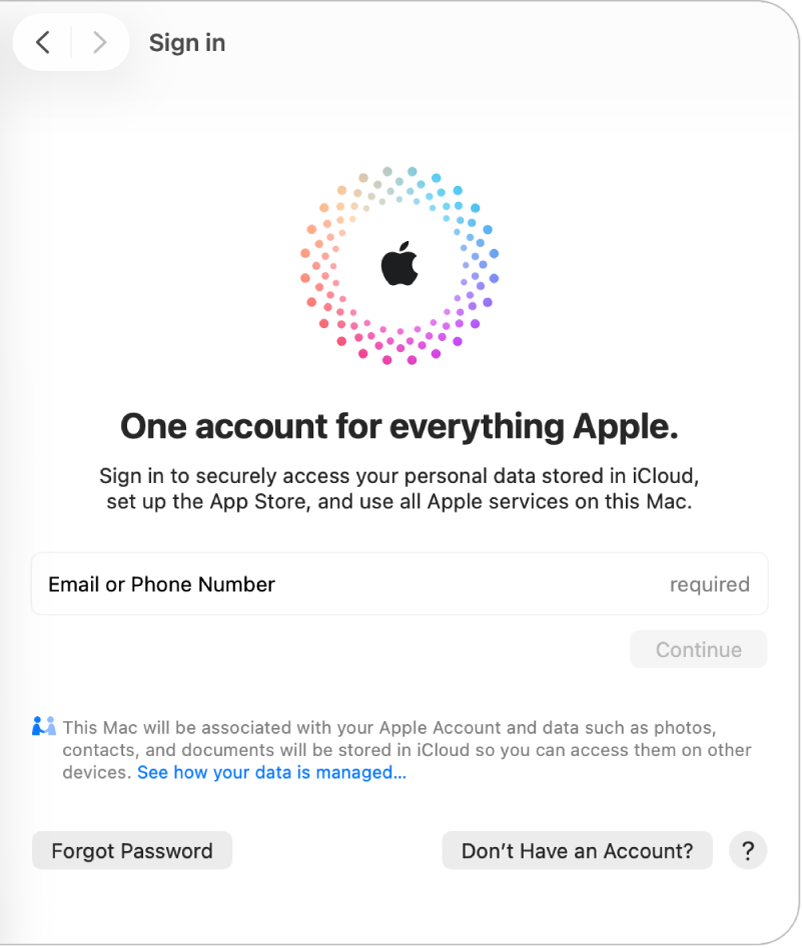 To solve the Safari Can’t Connect to iCloud Private Relay error due to Apple ID issues, enter your email address and password to sign in to your Apple account.