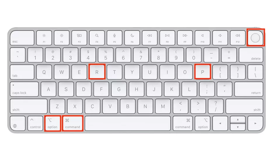 Reset the NVRAM on an Intel-based Mac by holding down the Option, Command, P, and R keys simultaneously during the initial startup sequence.